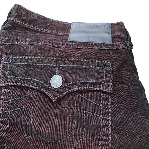 Rare true religion jeans size 42 GENO FLAP T red/Black - Picture 15 of 15